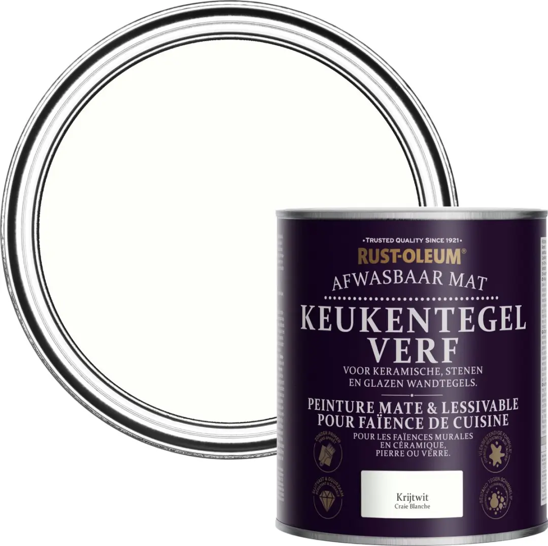 Rust-Oleum Krijtwit Verf 750ml