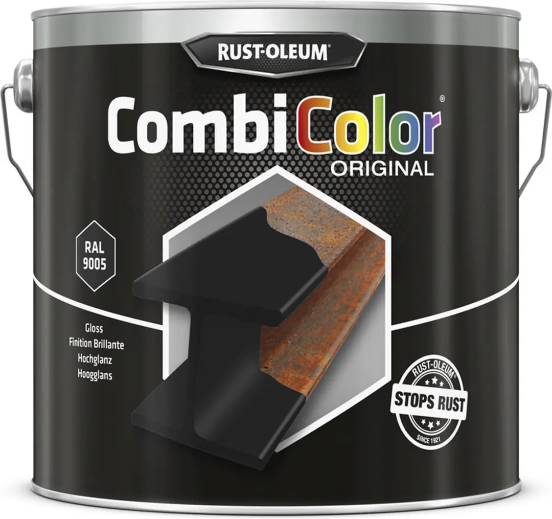 Rust-Oleum CombiColor Hoogglans Zwart 2,5L