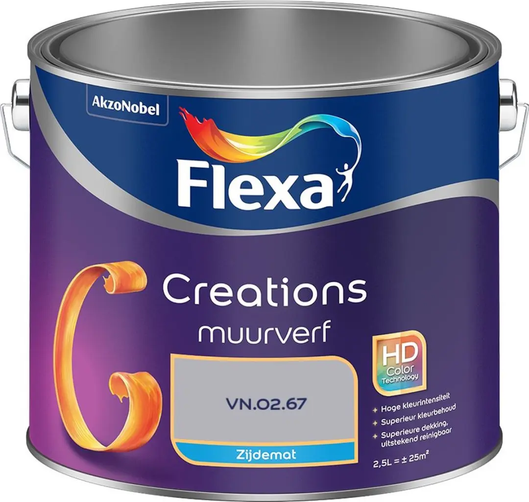 Flexa Creations Muurverf Zijdemat VN.02.67 - 2,5L