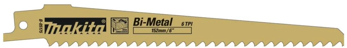 Makita B-05175 Reciprozaagblad - 5 Stuks