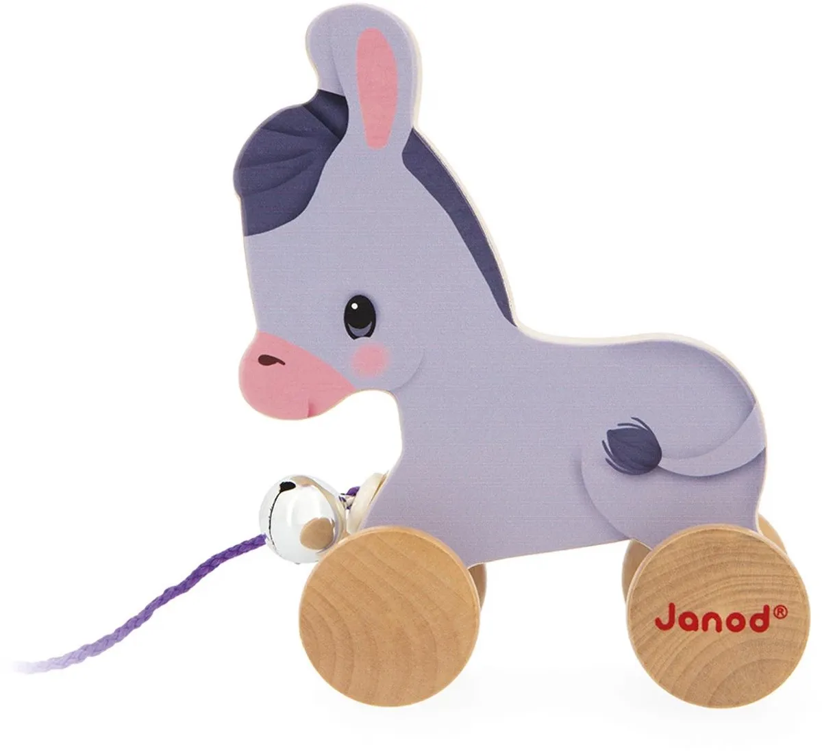 Janod Boerderij Trekfiguur Ezel - 1 Jaar