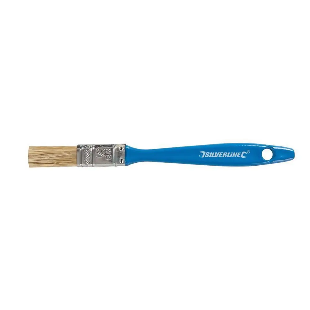 Silverline Wegwerp Schilderskwast 12mm - Blauw