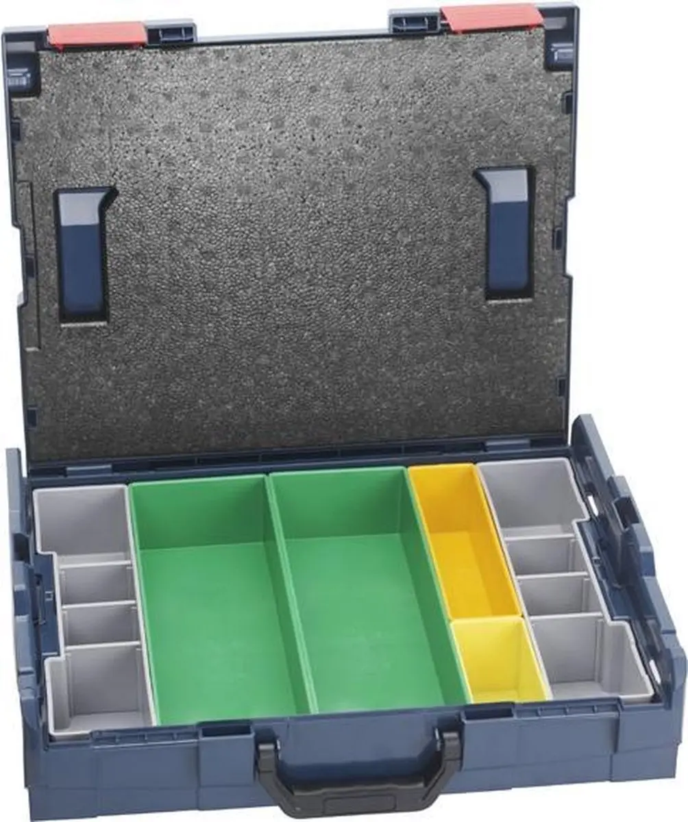Bosch Professional L-Boxx 102 met 6 inzetbakken 1600A016NC - Blauw