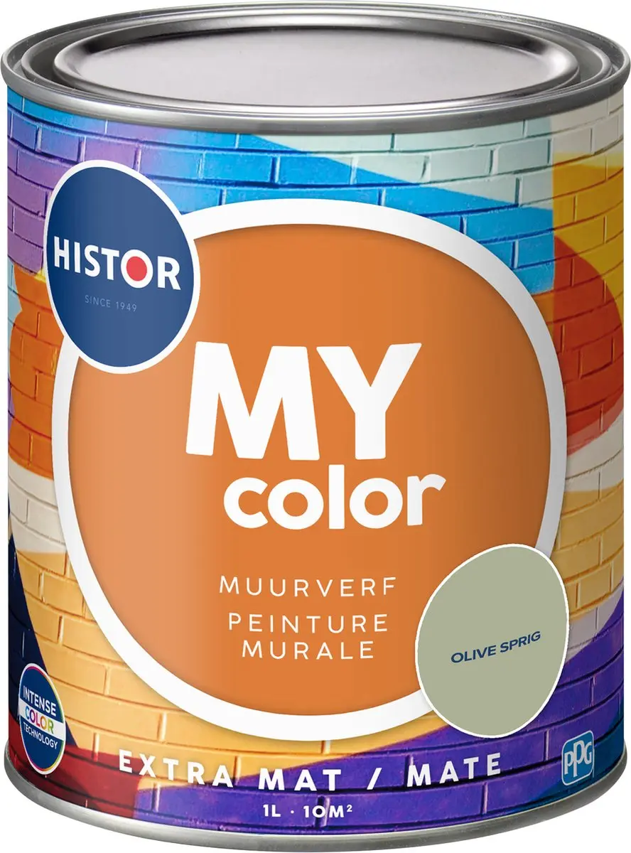 Histor MY Color Muurverf Extra Mat Olive Sprig