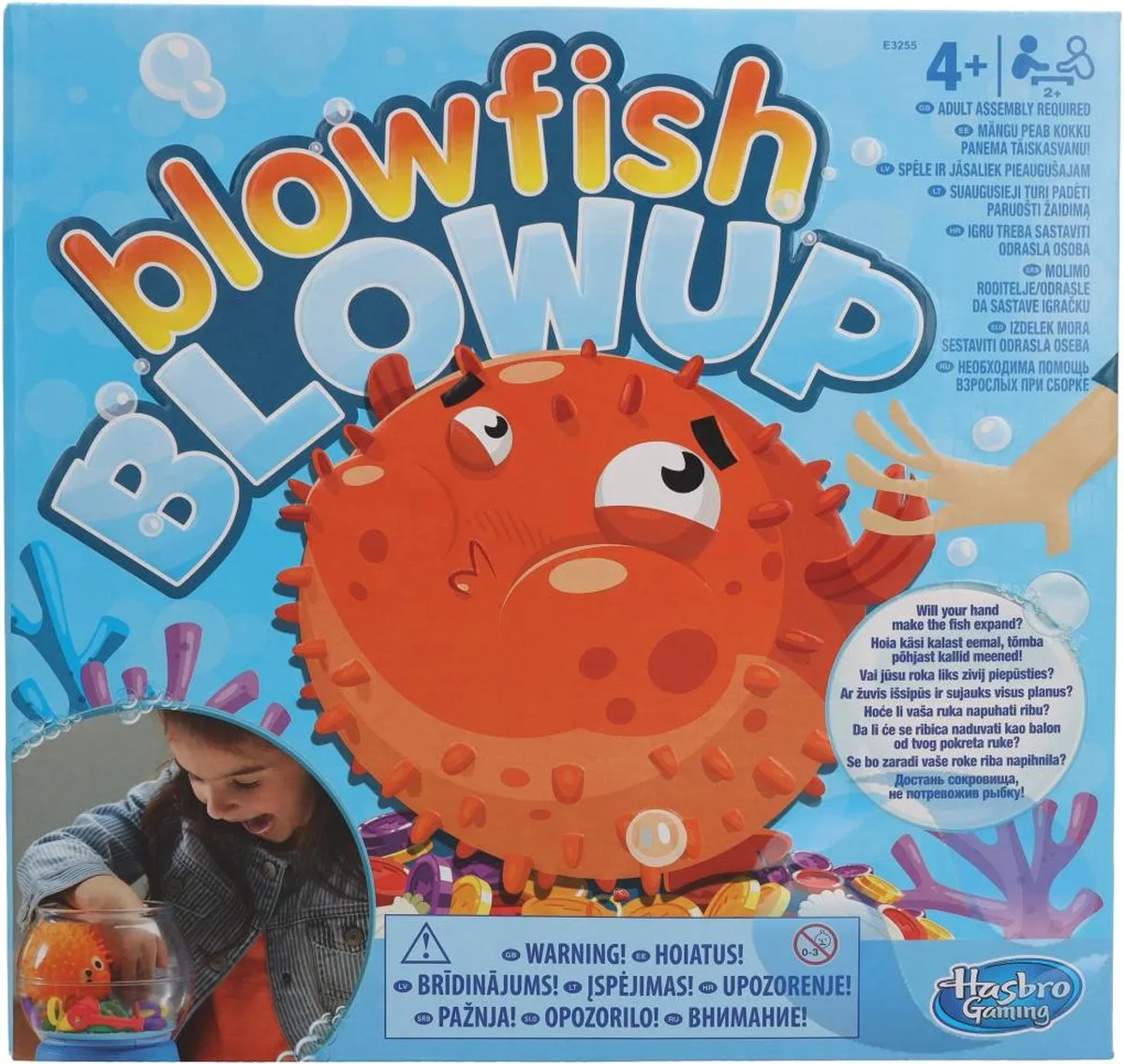 Hasbro Blowup Blowfish Spel