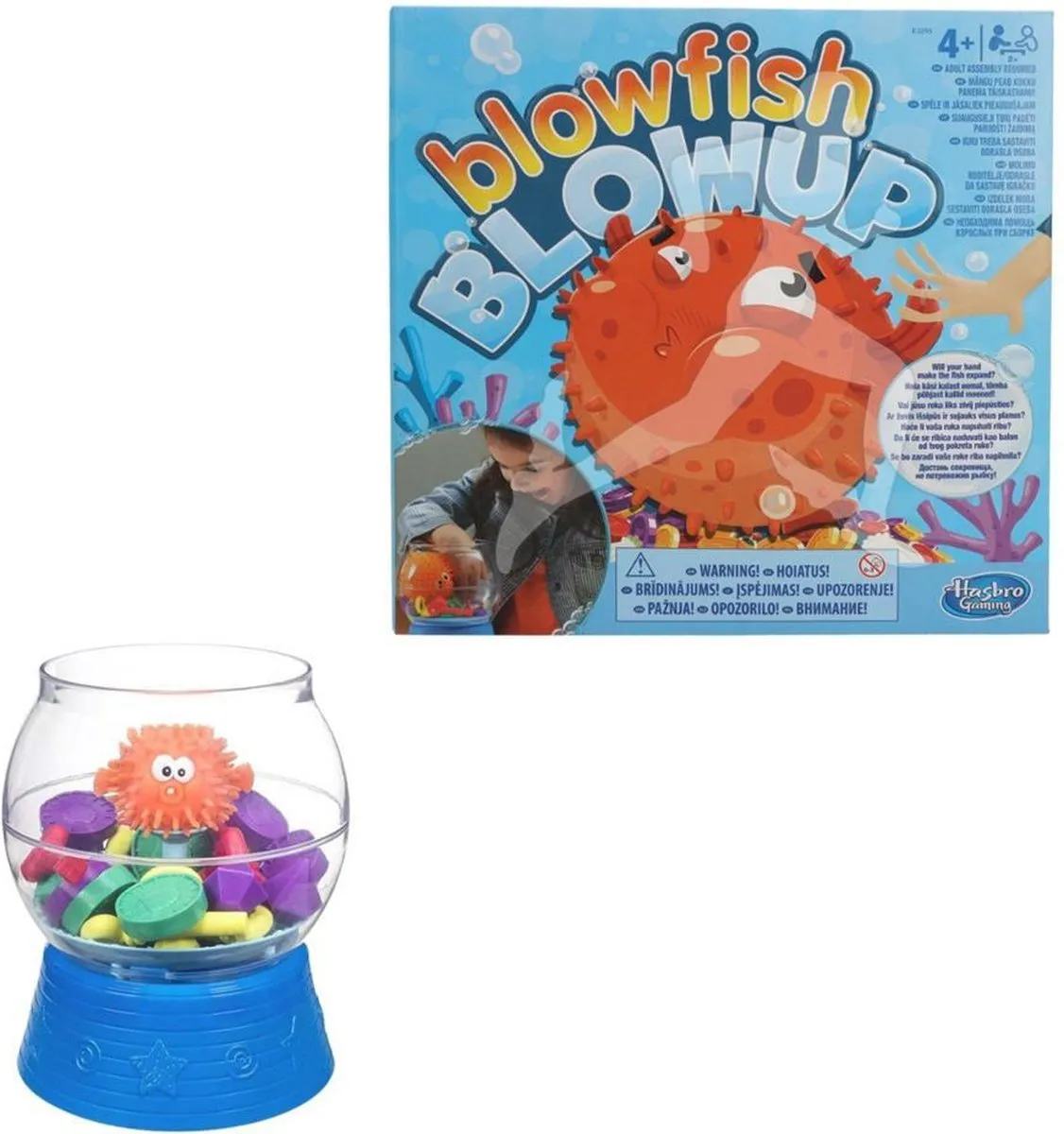 Hasbro Blowup Blowfish Spel - 2 Spelers