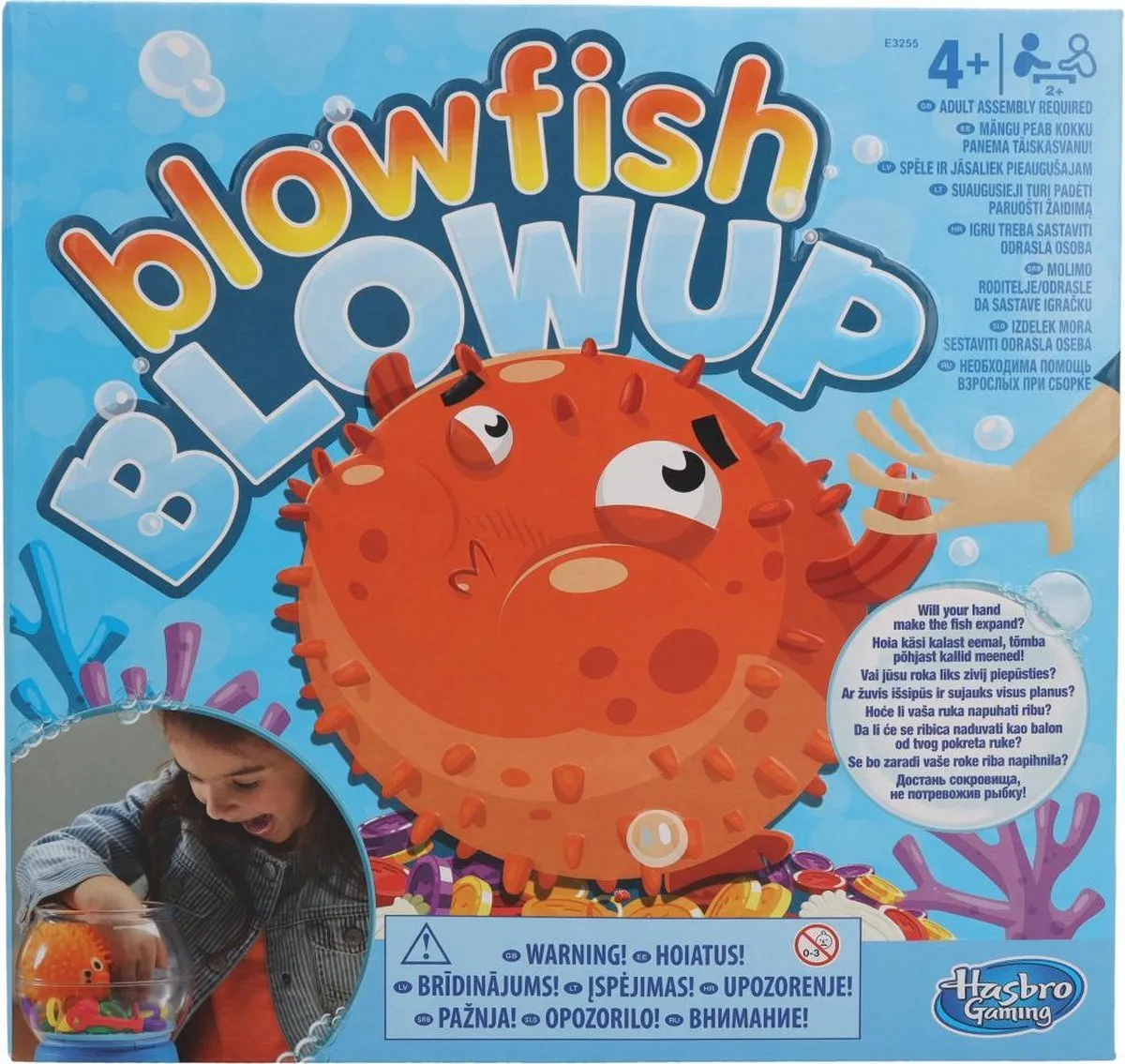 Hasbro Blowup Blowfish Spel - 2 Spelers