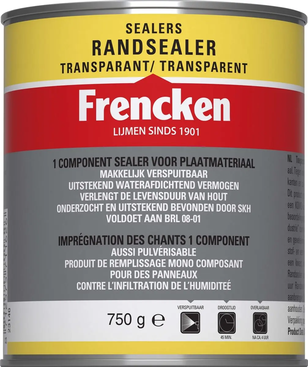 Frencken Randsealer 750ml - Transparant