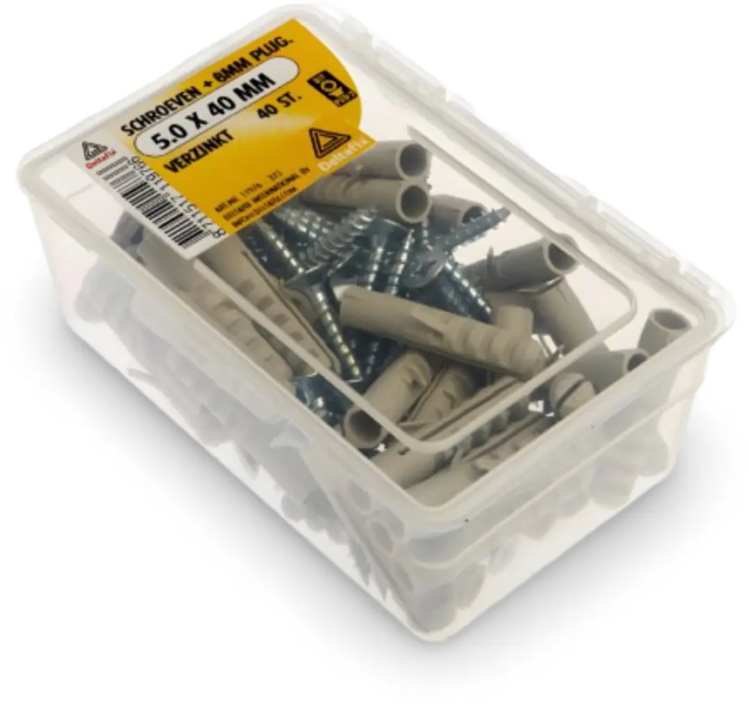 Deltafix Schr. 8mm Plug 5,0x70mm - 30 Stuks