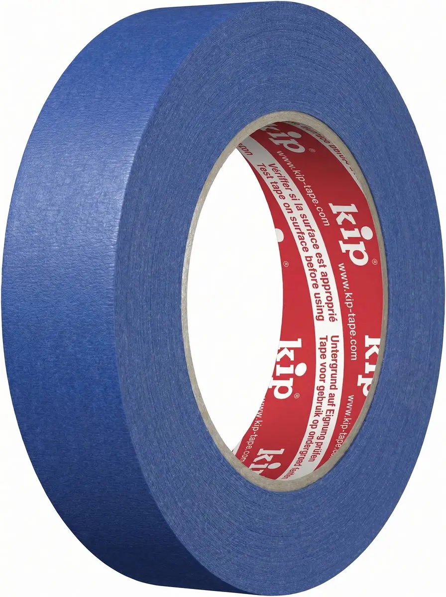 Kip Smooth-TEC Afplaktape Blauw 24mmx50m