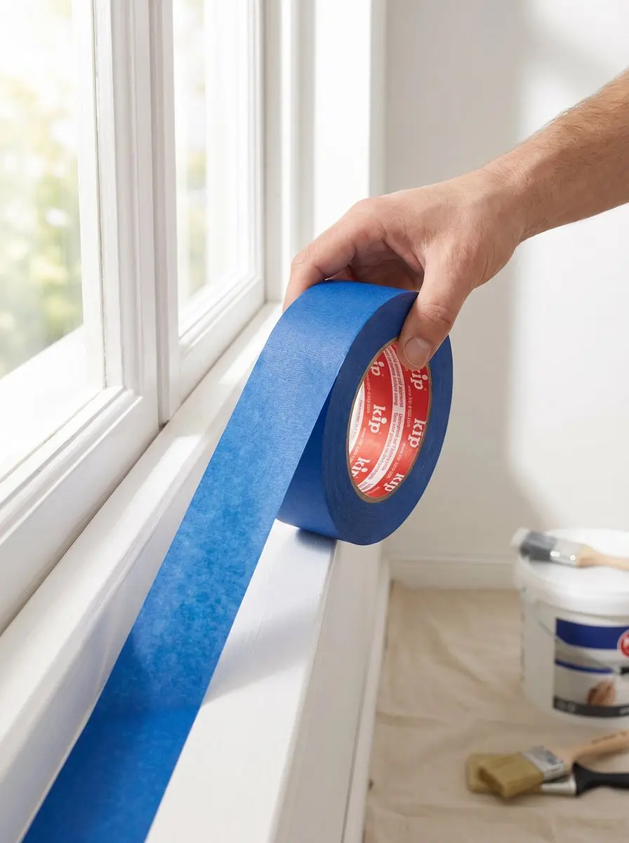 Kip Smooth-TEC Afplaktape Blauw 24mmx50m