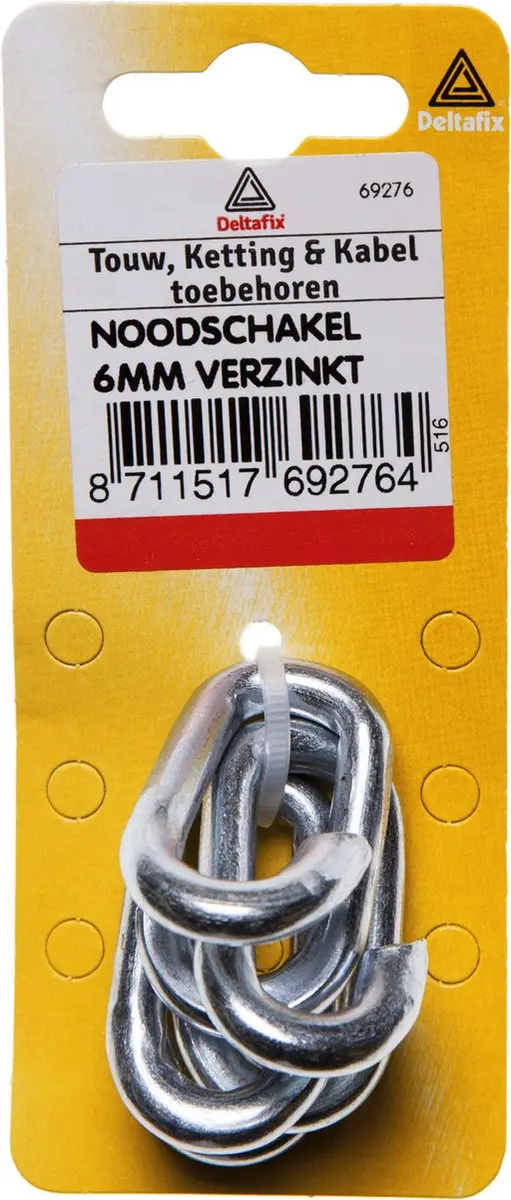 Deltafix Noodschakel 6mm - 3 Stuks