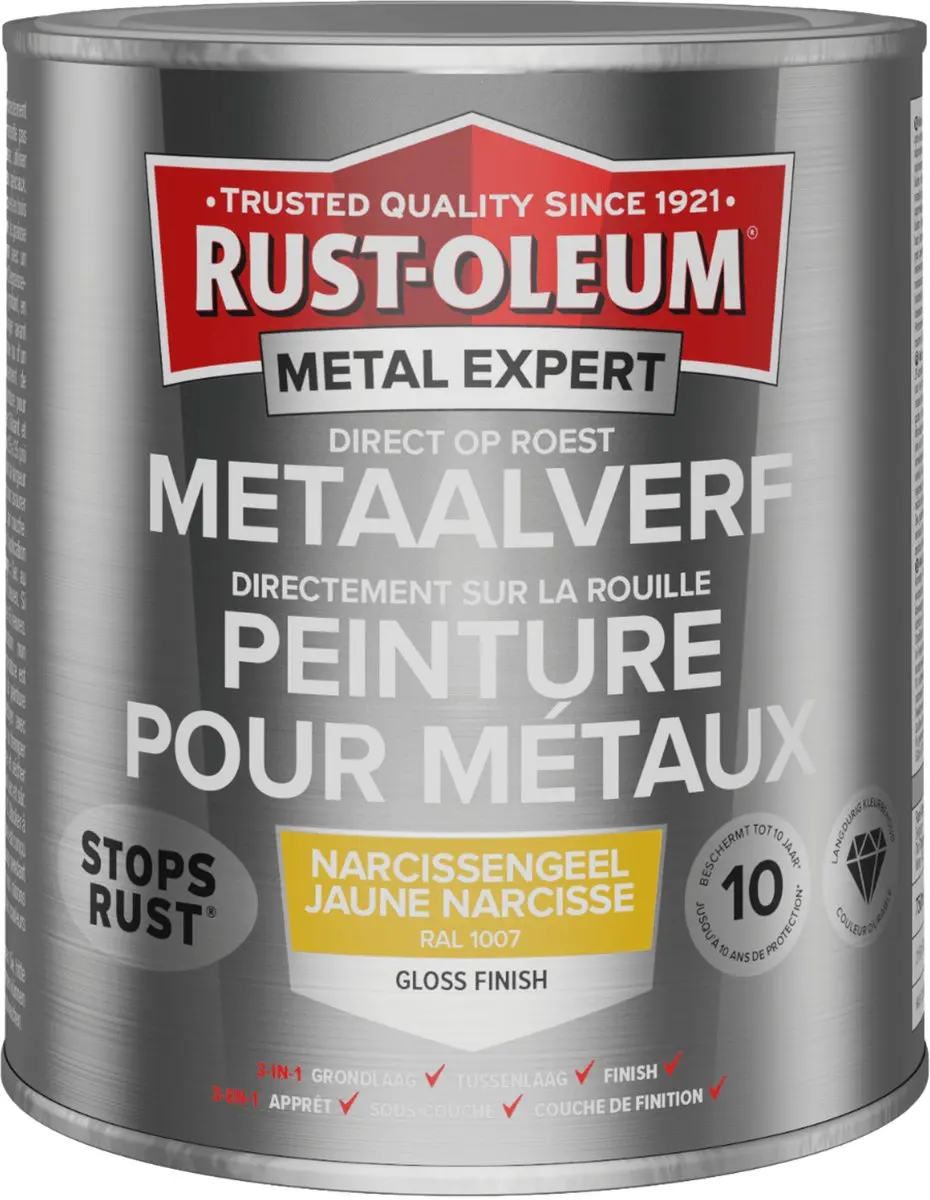 Rust-Oleum Metal Expert Direct Op Roest Metaalverf 750ml