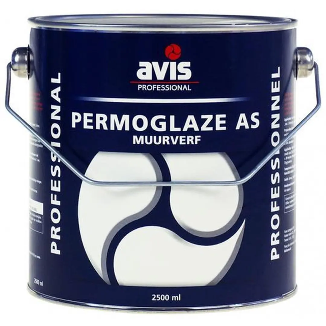 Avis Permoglaze AS Muurverf 2,5L - Wit