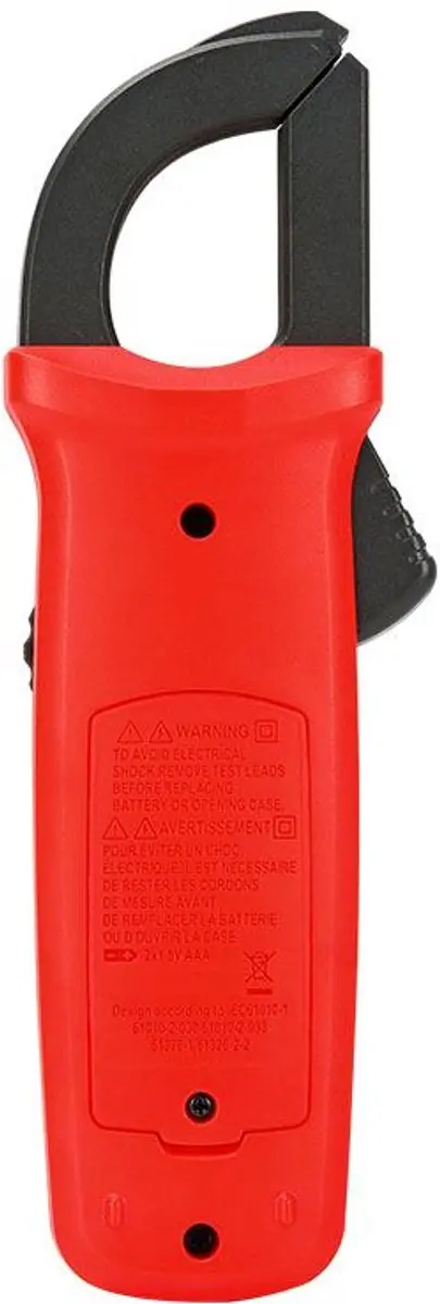 UNI-T UT201R Stroomtang - 400A 600V - 28mm - Rood/Zwart