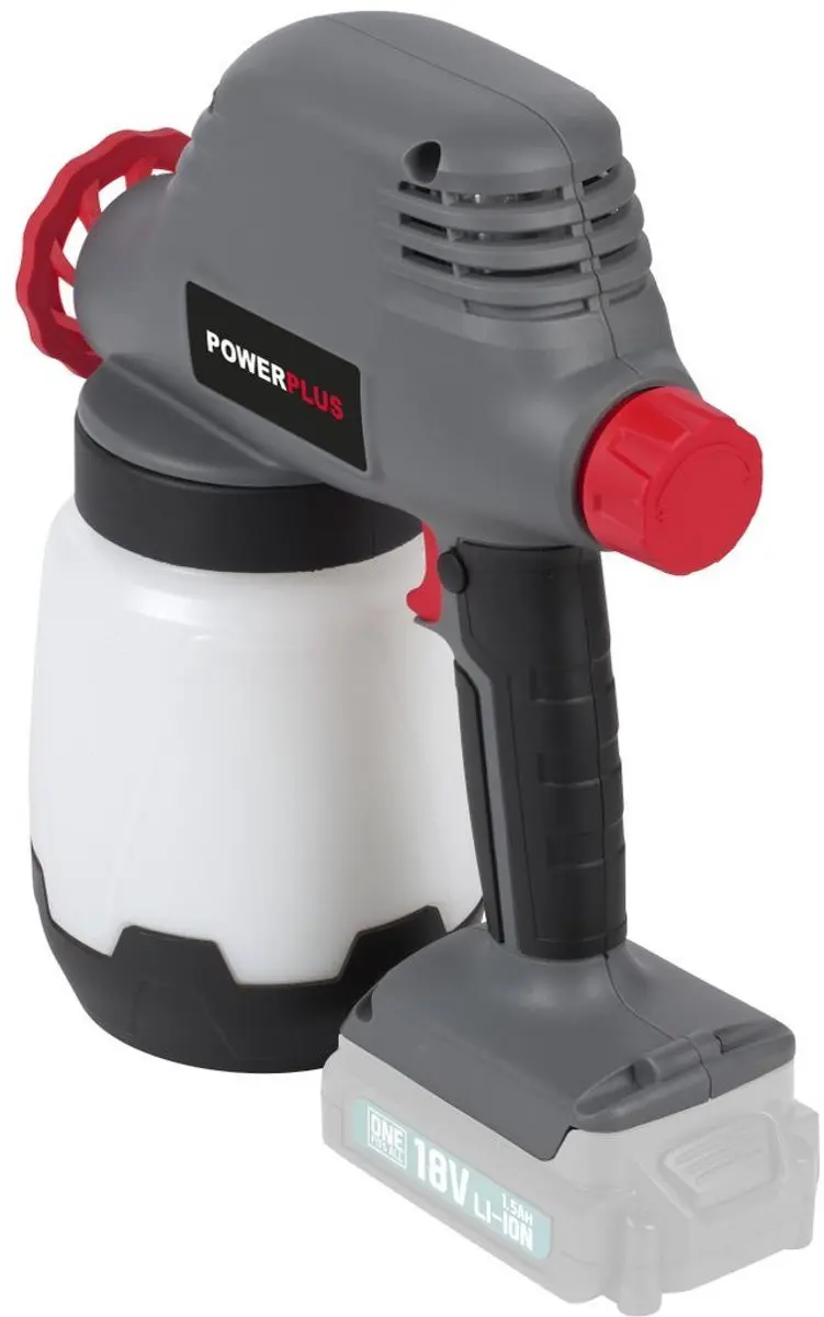 Powerplus POWEBPSS1 Verfpistool 18V - 1L - Grijs