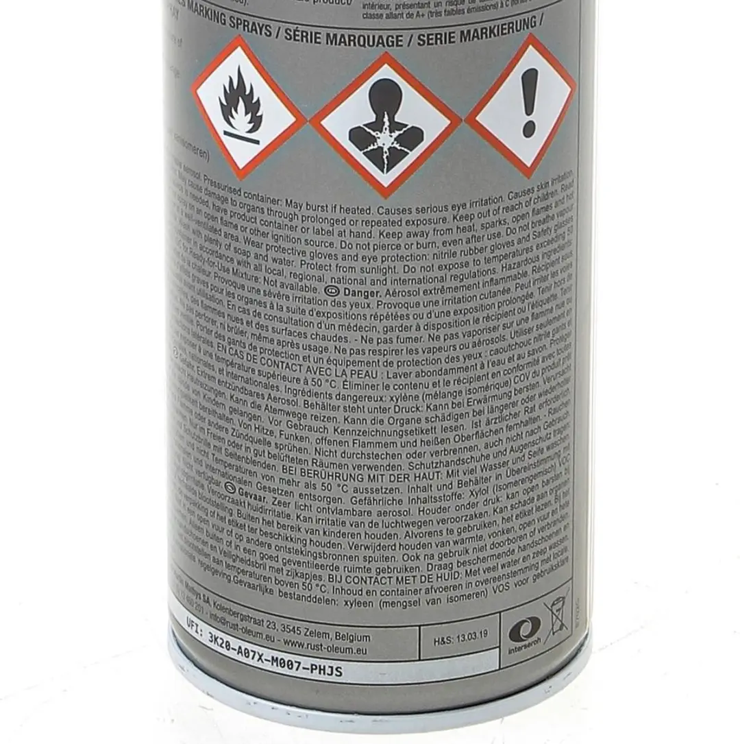 Rust-Oleum Markeerverf Fluor Rood/Oranje 500ml