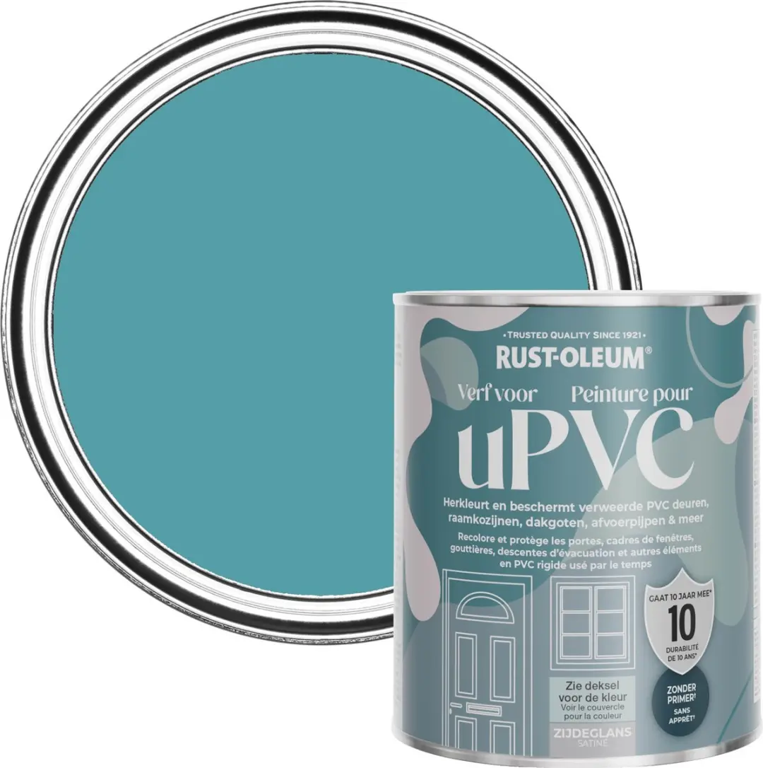 Rust-Oleum Blauw Zijdeglans Verf Petrol 750ml