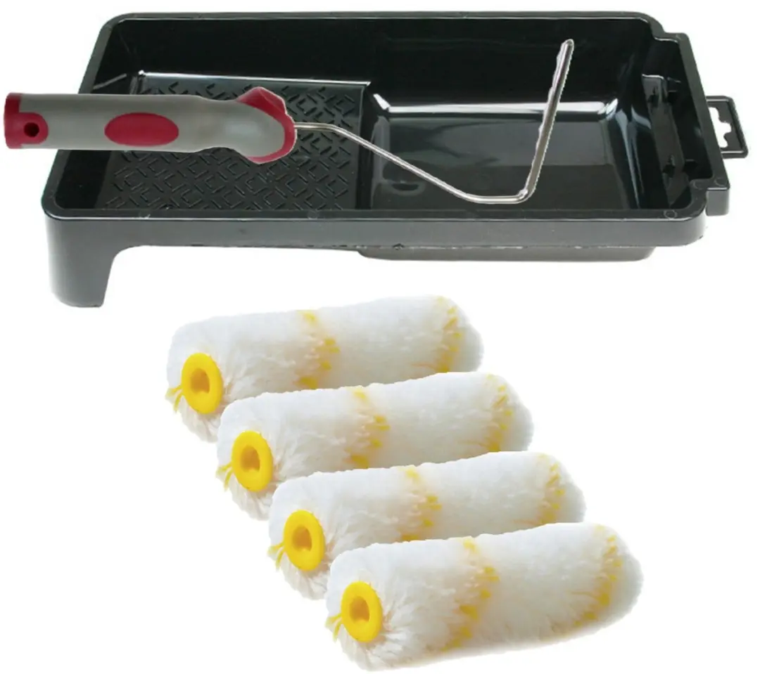 VEBA Pluisvrije Verfrollers Set 6 Stuks