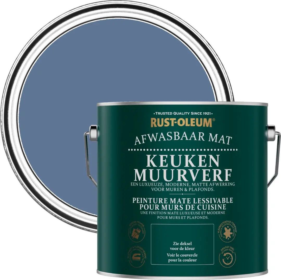 Rust-Oleum Blauwe Rivier Keukenmuurverf 2,5L