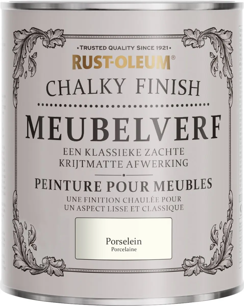 Rust-Oleum Wit Chalky Finish Meubelverf 750ml