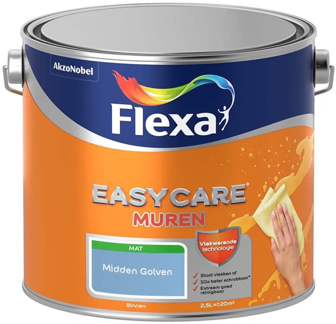 Flexa Easycare Muren Midden Golven Mengverf 2,5L
