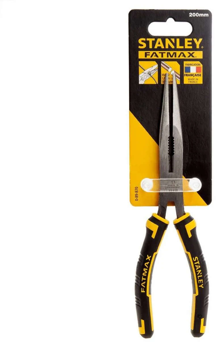 Stanley FatMax Rechte Telefoontang 200mm - Zwart/Geel - afbeelding 6 van 6