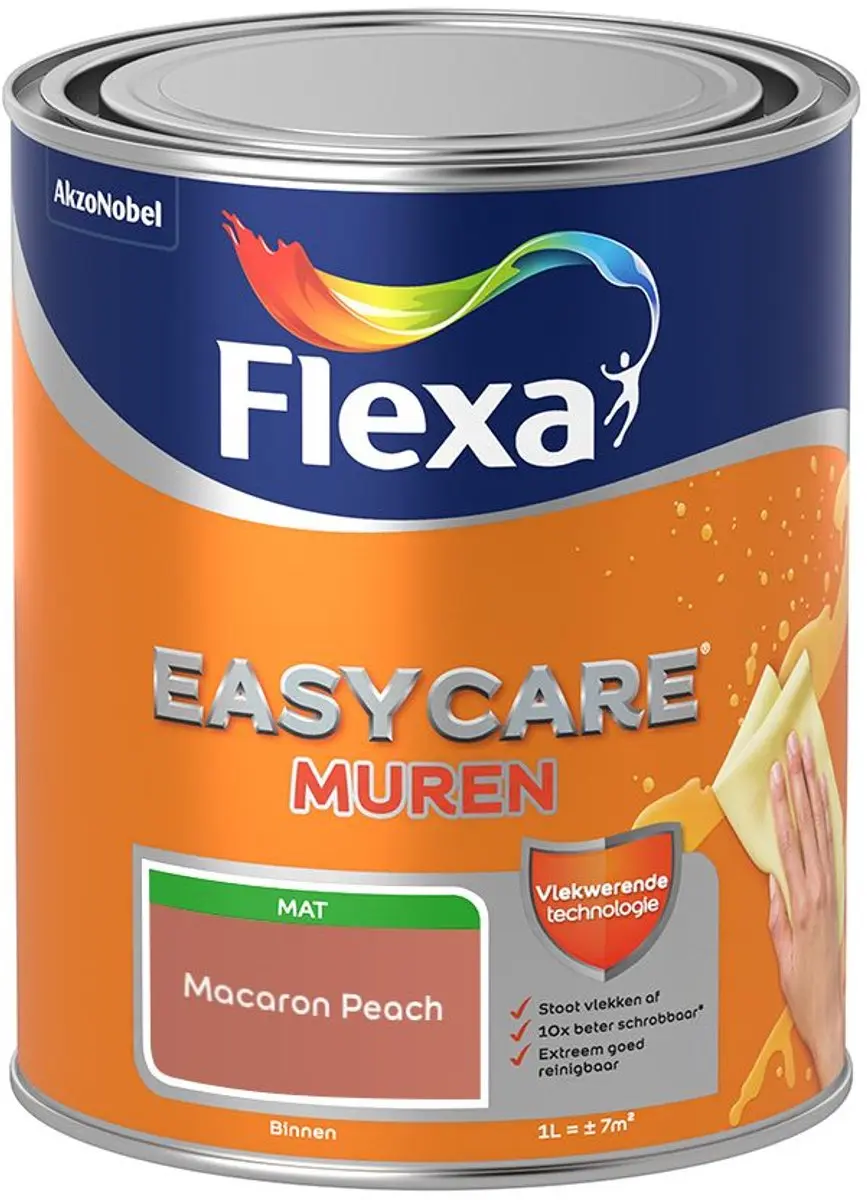 Flexa Easycare Muren Mengverf Macaron Peach 1L