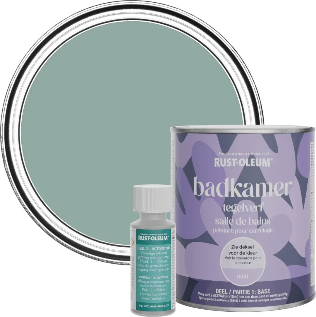 Rust-Oleum Gresham Blauw Badkamer Tegelverf Matt 750ml
