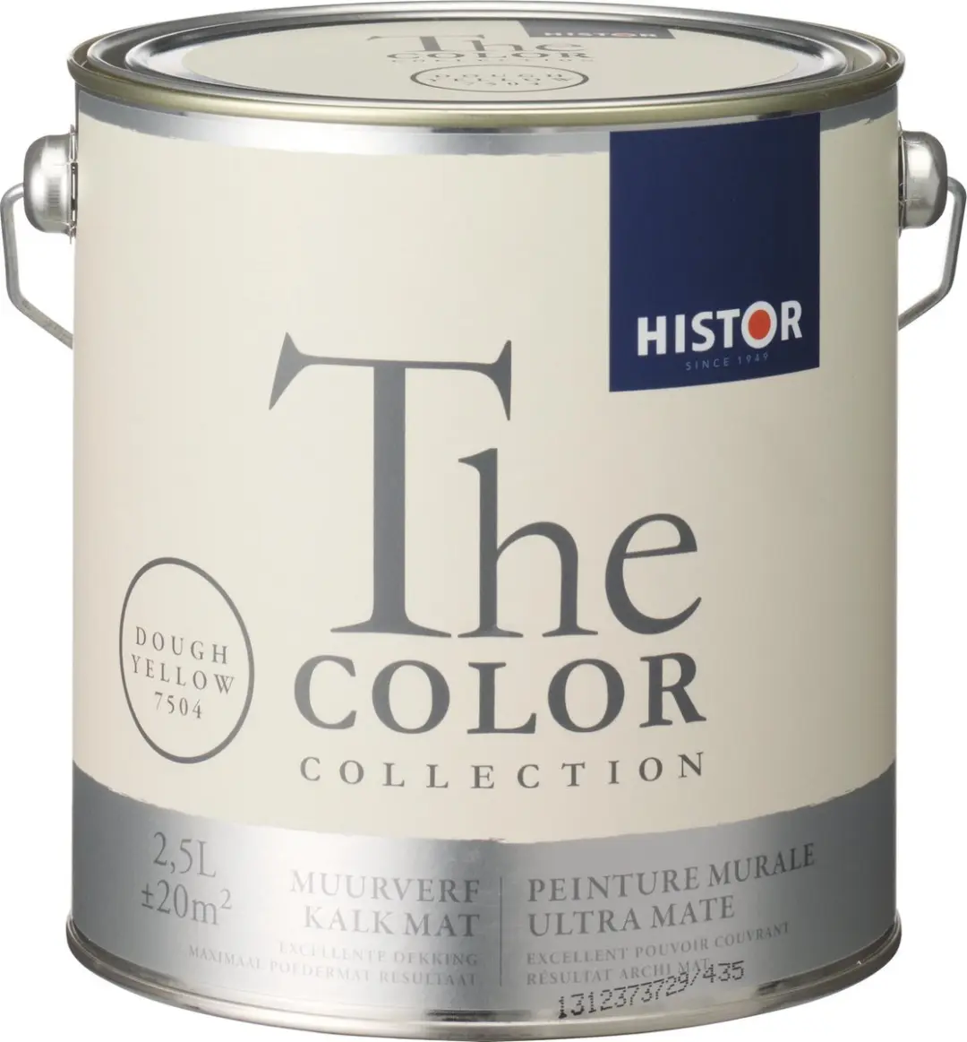 Histor The Color Collection Muurverf Dough Yellow 2,5L