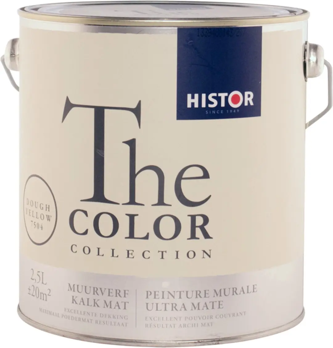 Histor The Color Collection Muurverf Dough Yellow 2,5L