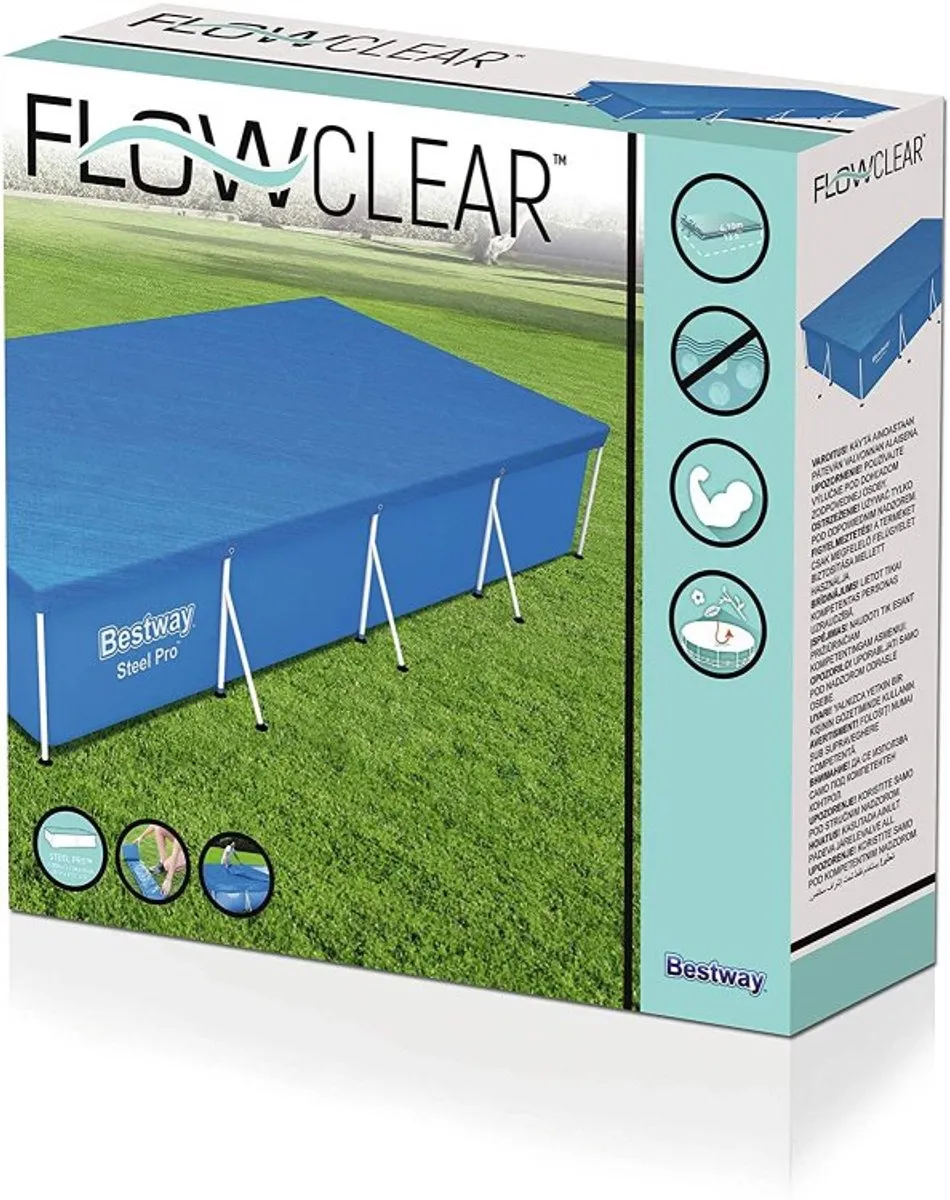 Bestway Afdekzeil 400x211cm Blauw