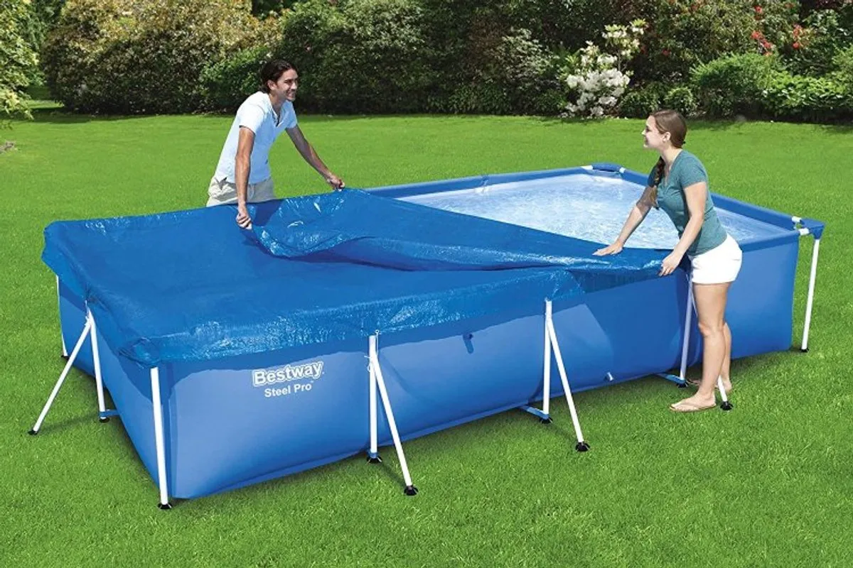Bestway Afdekzeil 400x211cm Blauw