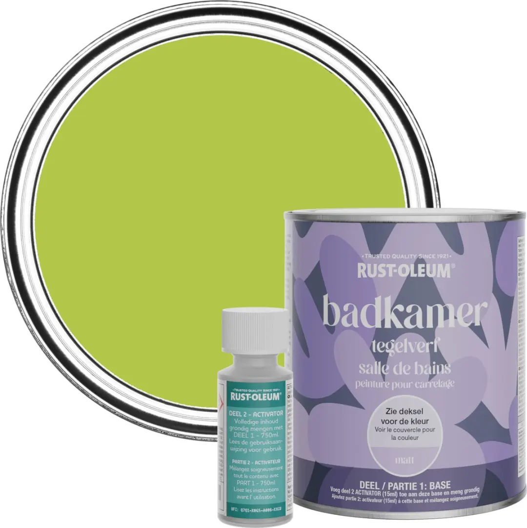 Rust-Oleum Groen Badkamer Tegelverf Matt Limoen 750ml