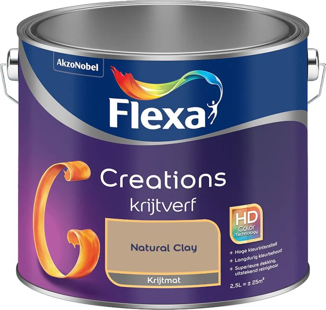 Flexa Creations Muurverf Natural Clay 2,5L