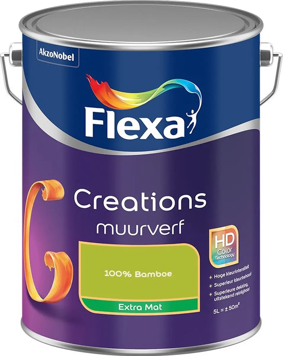 Flexa Creations Muurverf Extra Mat 100% Bamboe - 5L