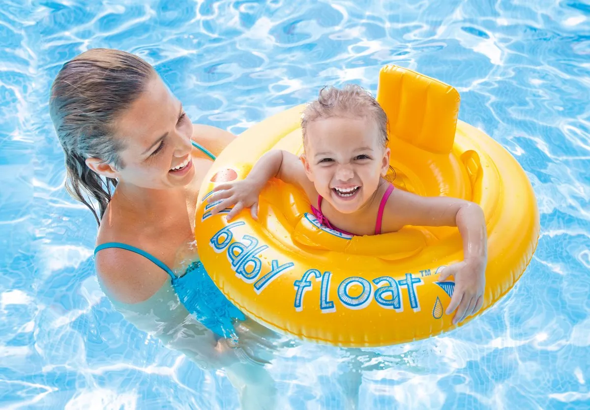 Intex My Baby Float Zwemband - 6-12 maanden - Geel