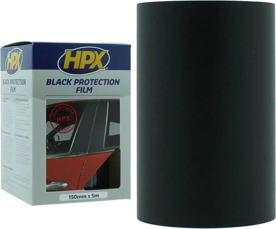 HPX Beschermingsfolie 150mm x 5m - Zwart