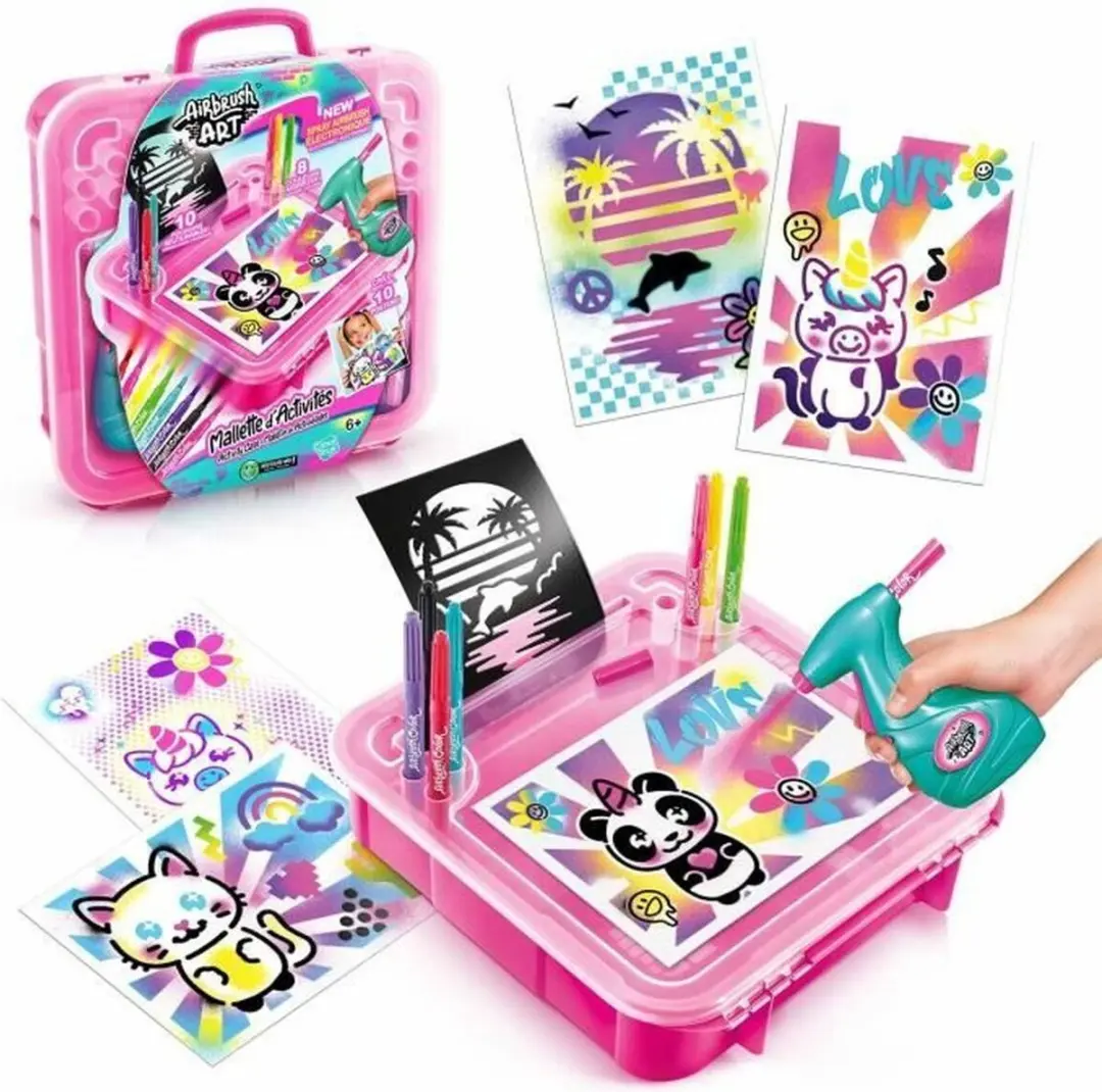 Canal Toys Airbrush Art Activity Case