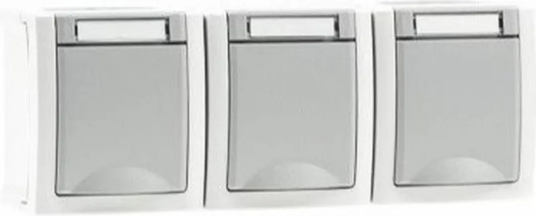 Panasonic Viko Driedubbele Wandcontactdoos IP54