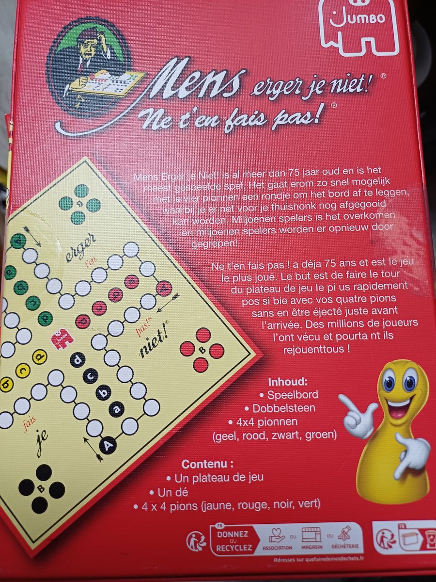 Jumbo Mens Erger Je Niet