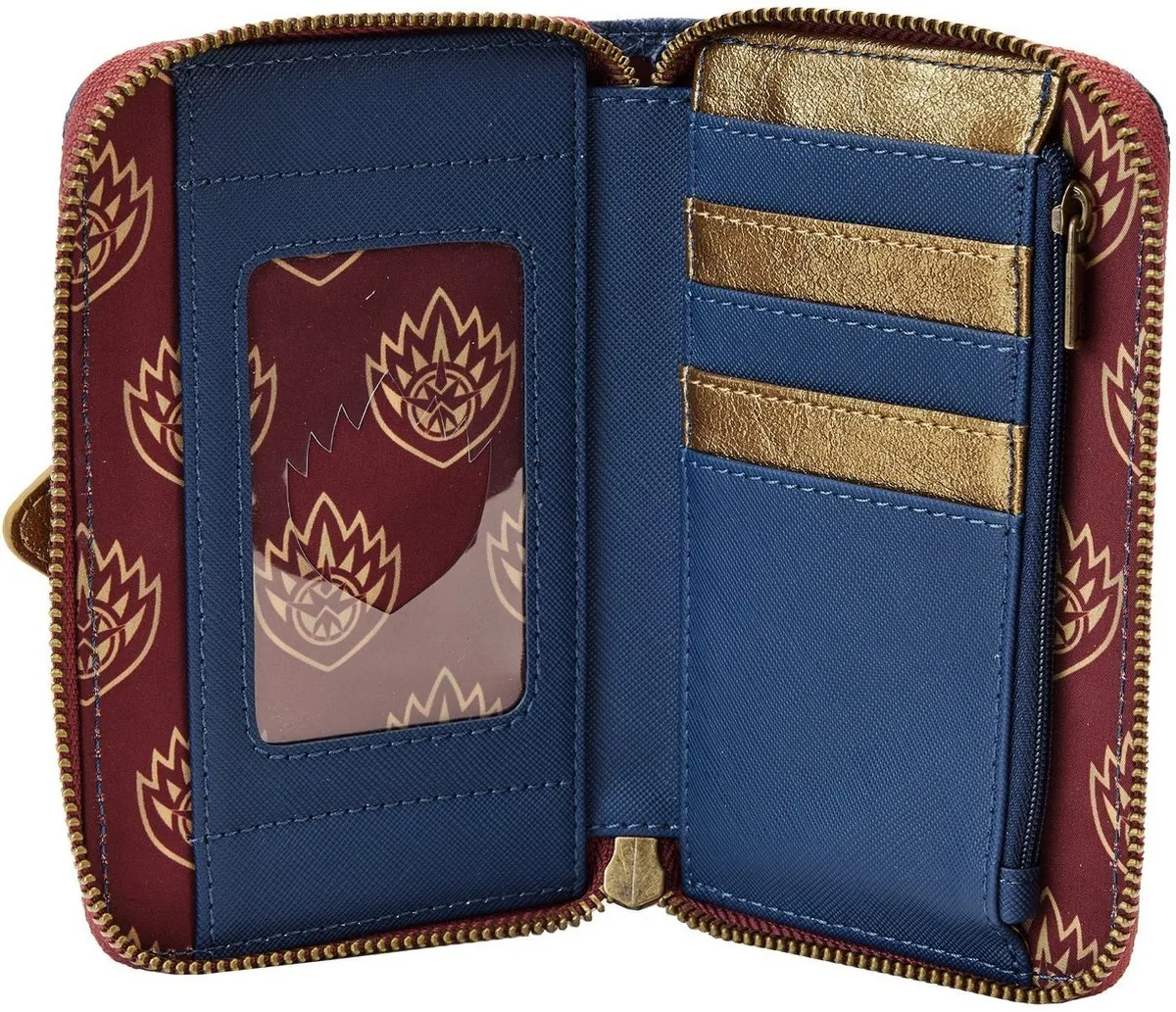 Funko Loungefly Marvel Guardians of the Galaxy 3 Ravager Badge Zip Around Wallet - Veelkleurig