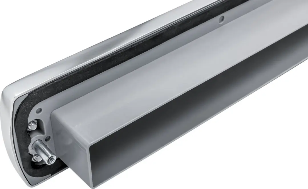 AXA Curve Plus Brievenbusbriefplaat Aluminium 340x74mm - afbeelding 6 van 6