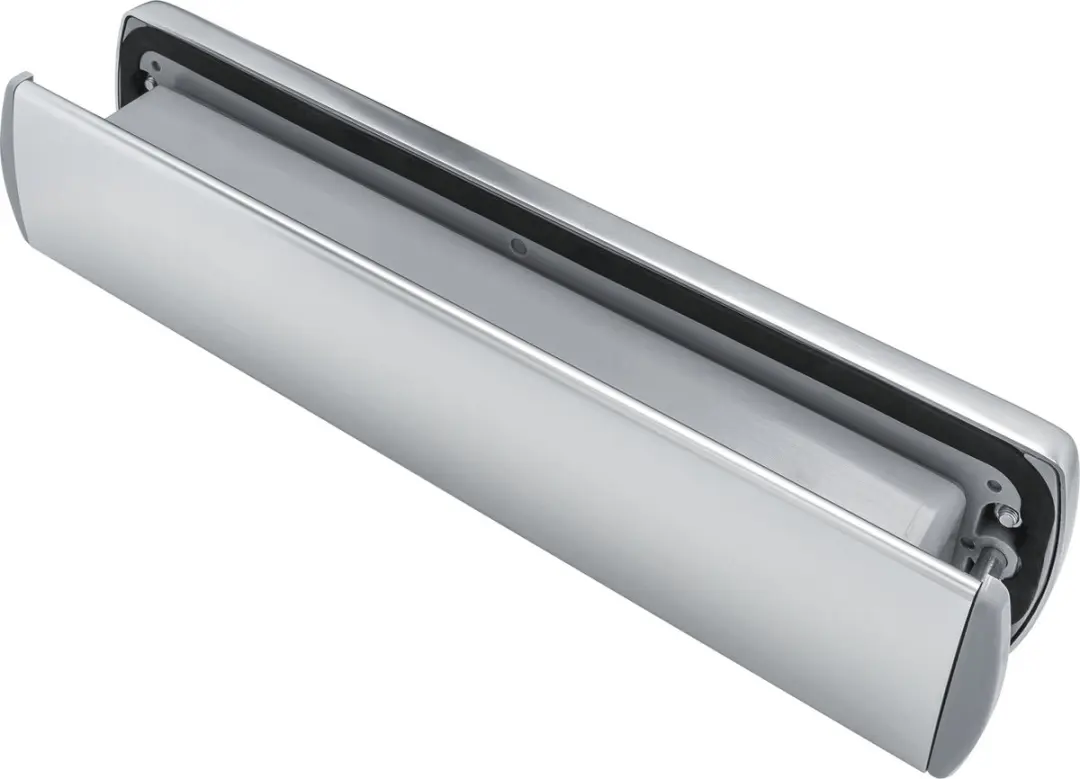 AXA Curve Plus Brievenbusbriefplaat Aluminium 340x74mm