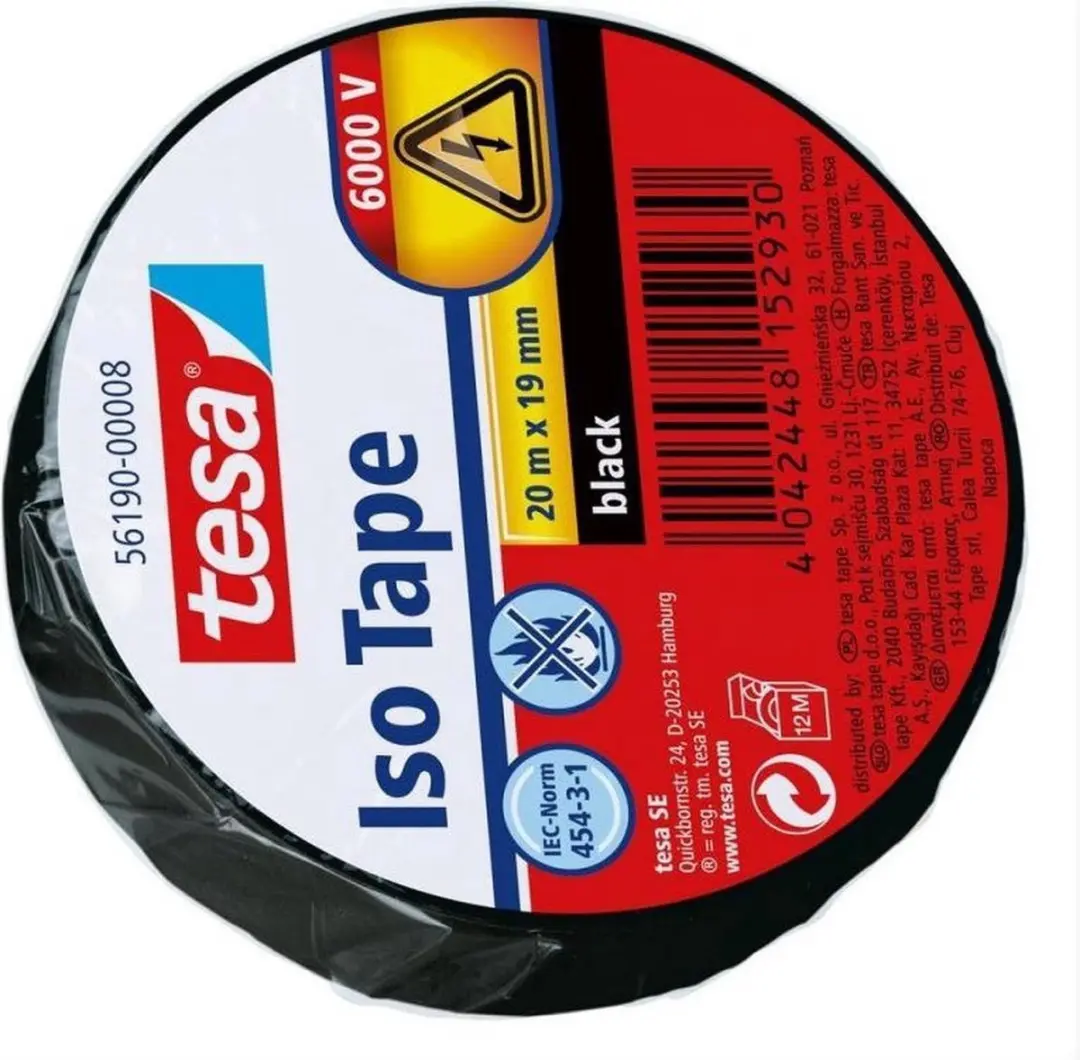 Tesa Super Sterke Waterproof Lekkage Plakband 2m - Zwart