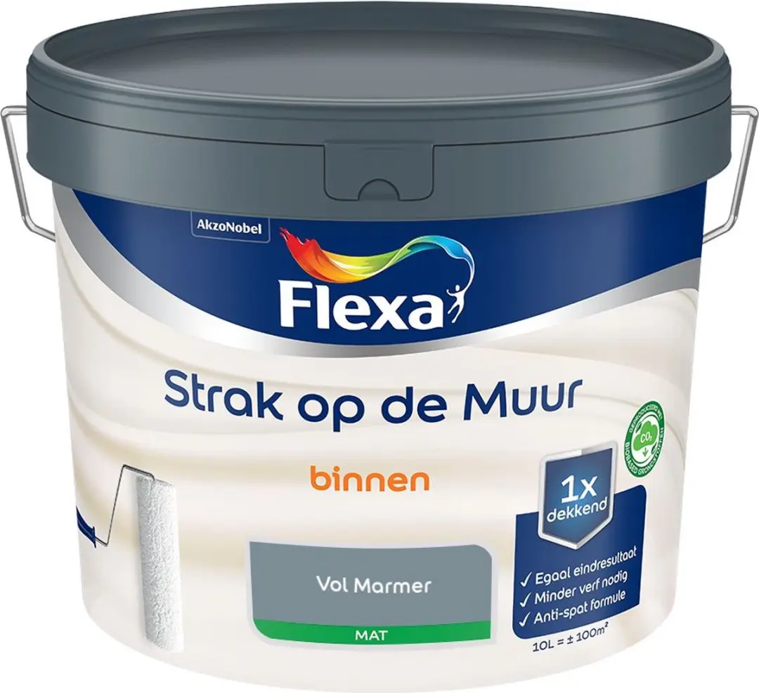 Flexa Strak Op De Muur Binnen Mat Vol Marmer Mengverf 10L