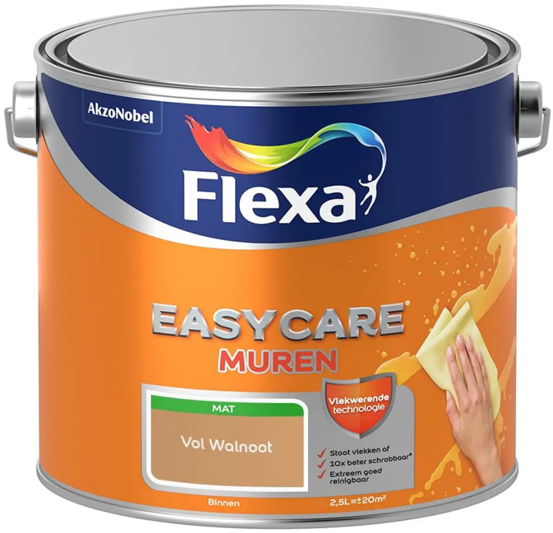 Flexa Easycare Muren Vol Walnoot Mengverf 2,5L
