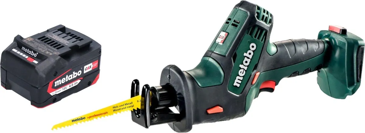 Metabo SSE 18 LTX Compact Reciprozaag 18V