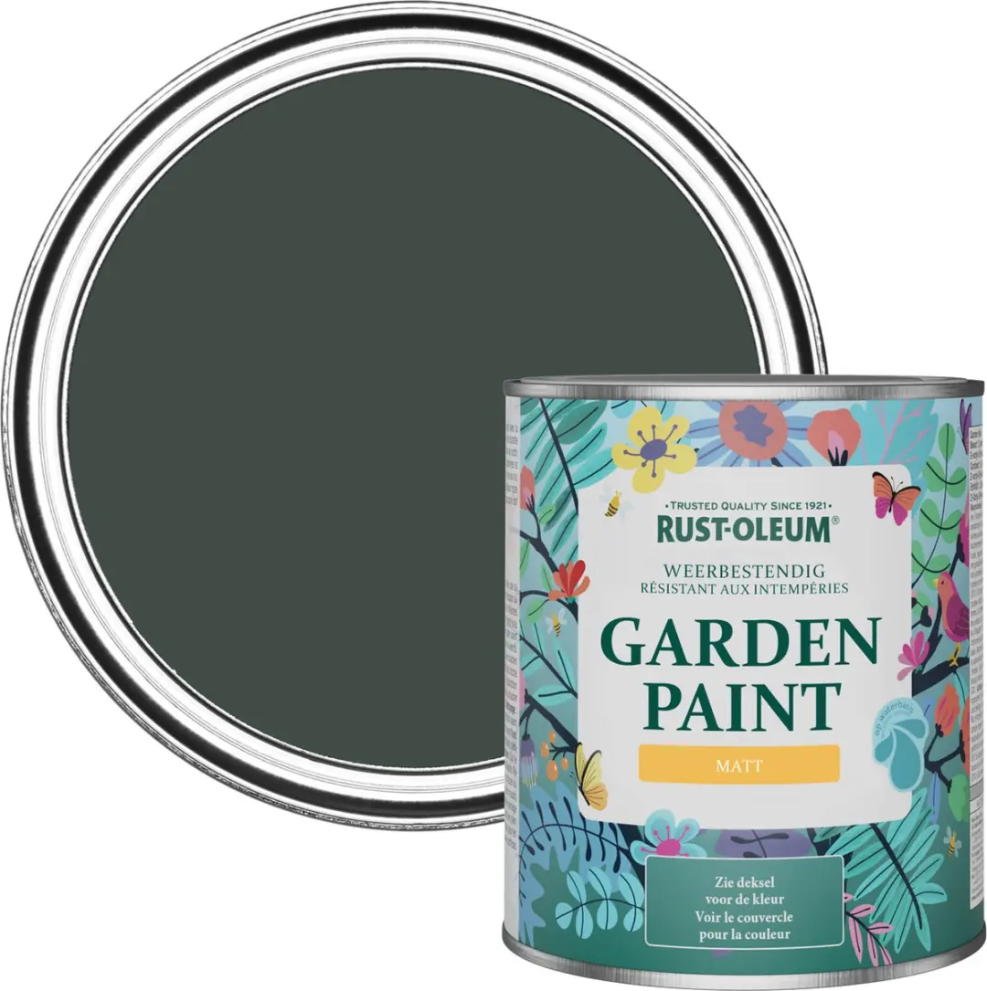 Rust-Oleum Groen Tuinverf Matt Avonddiner 750ml
