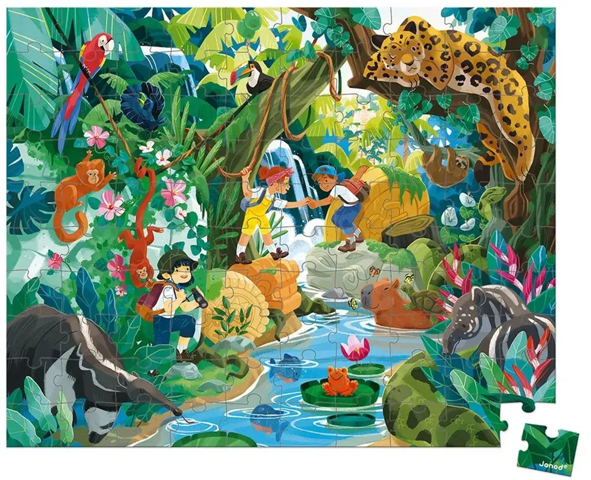 Janod Inca Avontuur Puzzel - 100 Stukjes